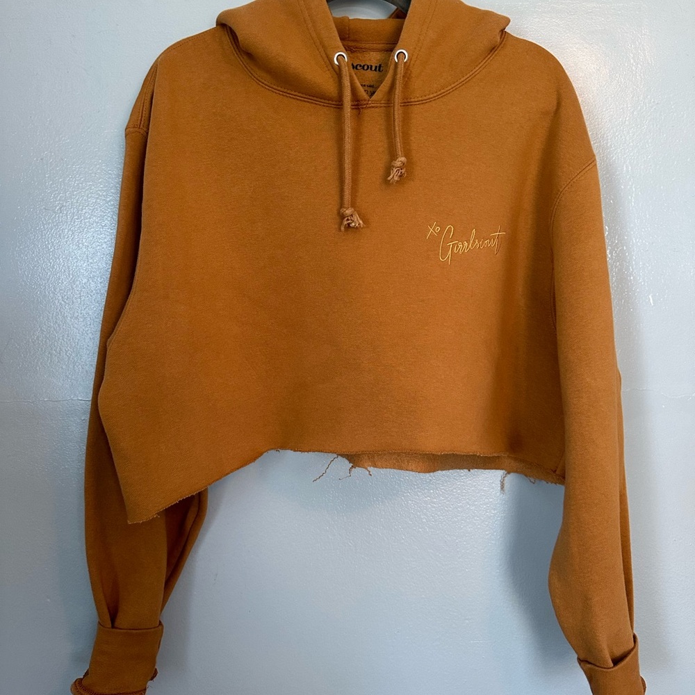 Girrlscout Cropped Hoodie Sweater